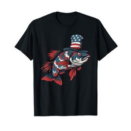 Kuhli Loach With USA Hat T-Shirt