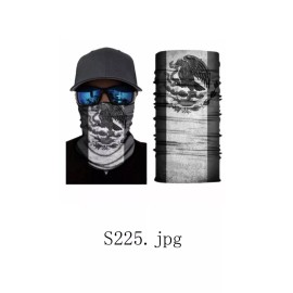 Unbranded Mexico Flag Neck Gaiter Face Mask Protection Cover Bandana Multi-Use Tube Scarf