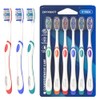 Cepillo de dientes manual de cerdas duras para adultos con
