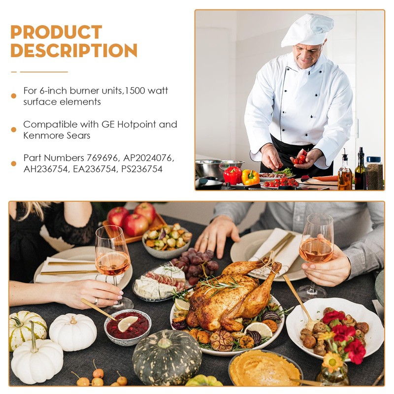 WB24T10029 Range Switch Surface Burner Infinite Switch Control Switch Replacement