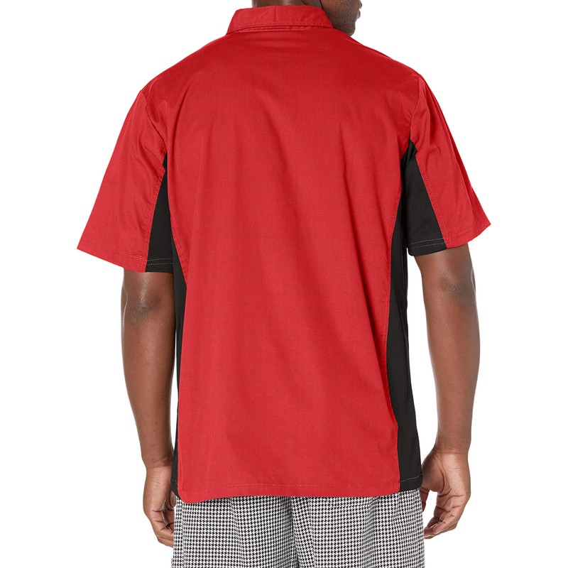 Chef Code Men's Utility Work Shirt with Button Front and