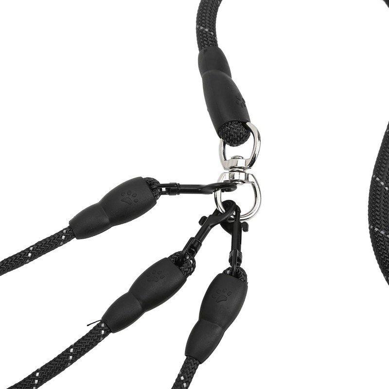 Dog Leash 360° Rotation Reflective Dog Walking Leash with Foam