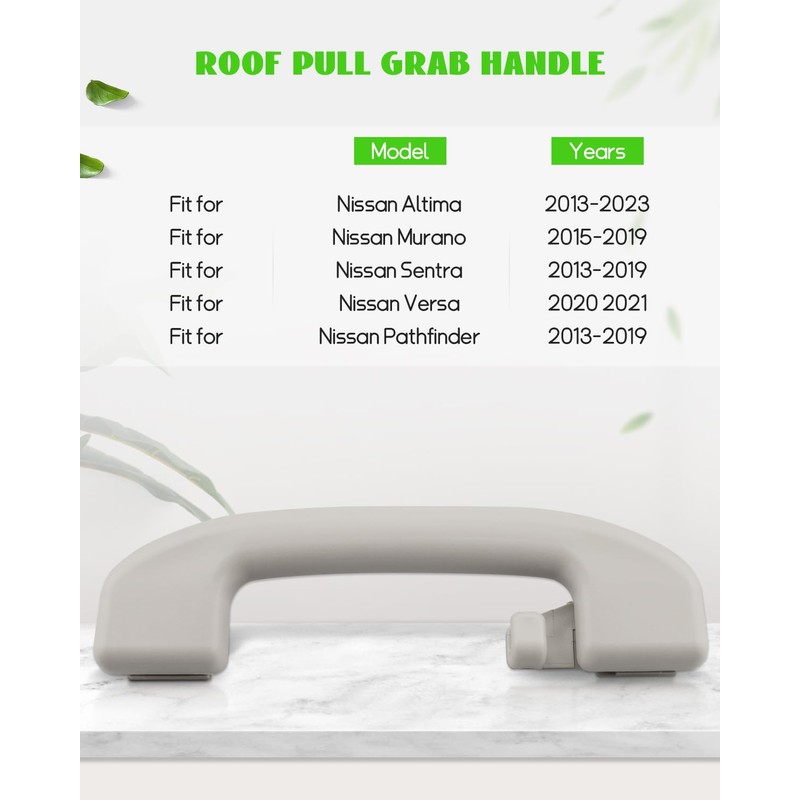 JUWEVAZU Roof Pull Grab Handle Fit for Nissan Altima 2013-2023,