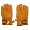 Heat Resistant Gloves Calf Leather Polyester Hand Protection BBQ Grill