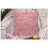 WONDERTIFY Geometric Donut Glaze Confetti Cushion Cover Pink Decorative Throw