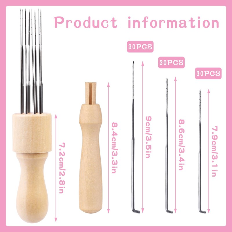 Complete Wool Felting Tools, Needle Felting Kit, Needle Felting Tools