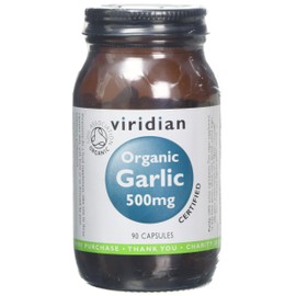 Viridian Organic Garlic 500mg: 90 Veg Caps