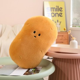 OUKEYI 19.6inch/50cm Potato Plush Pillow, Soft Realistic Potato Stuffed Plushie Toy Funny Food Plush Pillows Gift for Home Decor Party