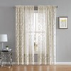 Warm Home Designs Par de Cortinas de Encaje de Punto