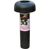 NoBrella Flower Vase Patio Table Umbrella Hole Insert, Black