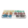 24Pcs Automotive Fuse Assortment Kit with Storage Box Zinc Alloy