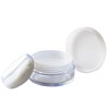 Natural Cosmetics Laboratory Powder Container with Puff, Powder Case, Powder