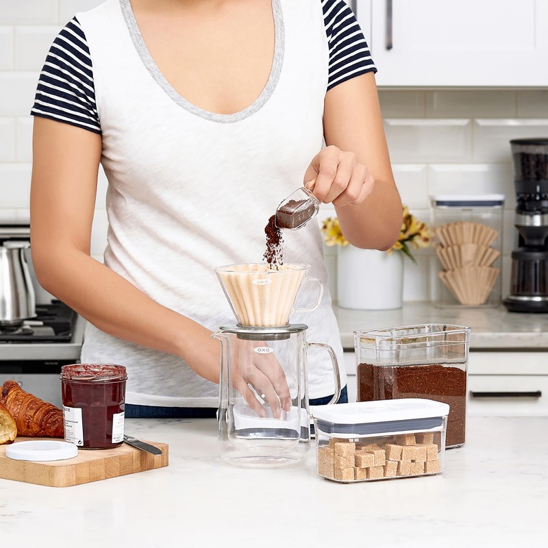OXO Pop Container, Exclusive Accessory, Coffee Scoop, Attaches to the