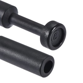 sourcing map Pressure to Connect Connectors, Cap Style Pneumatic Blanking Plugs, for 6mm Internal Diameter Air Hose Pipe, Plastic, Black, Pack of 15