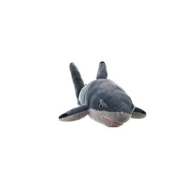 Wild Republic Black Tipped Shark Plush, Stuffed Animal, Plush Toy Gifts for Kids, Cuddlekins 20 Inches