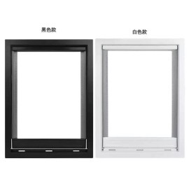 A. M 펫도어 중형견 개구멍 현관 펫도어중형견 출입구 PVC [D. 엘 블랙] Pet Door for Medium Dogs Entrance PVC [D. El Black]