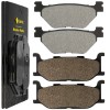 Caltric Front Rear Brake Pads for Yamaha XVS950 V-Star 950