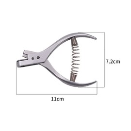 Pattern Notcher Stainless Steel Cutter Sewing Pliers Pattern Punch Tool DIY Garment Sewing Pliers Hole Punch Maker Professional Garment Pattern Notcher for Home DIY Use, silver