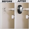 Pangda Concave Wall Door Bumper Stop Silver Stainless Steel Wall