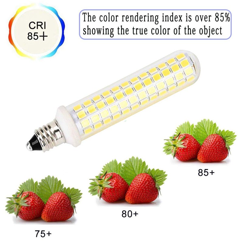 New Upgrade -E11 led Bulb,125 LEDs 100W 120W Halogen Bulbs