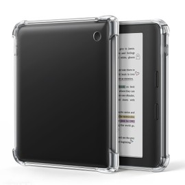Case for Kobo Libra Colour eReader 7", Crystal Clear Cover with Reinforced Corners & Anti-Yellowing | Lightweight TPU Shell for Scratch & Shock Protection | Showcase Your Style (Transparent)