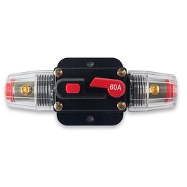 Pro Controll 60 AMP Trolling Motor Circuit Breaker – Marine Grade, Manual Reset, Overload & Short Circuit Protection – 12V/24V Compatible, Waterproof Design, Easy Installation