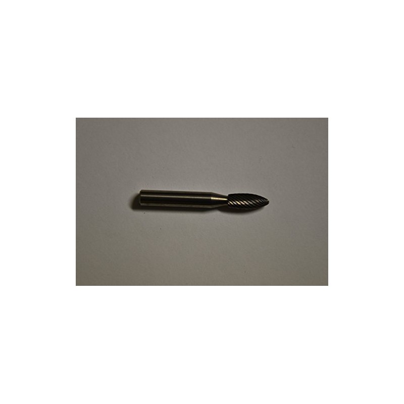 SH-1 Single Cut Carbide Burr Die Grinder Bit 1/4" x