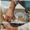 VILLFUL 100pcs Silver Gilding Foil Imitation Gold for DIY Art