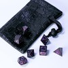 Cusdie Metal Dice Set, 7 Pcs DND Metal Dice, Dragon