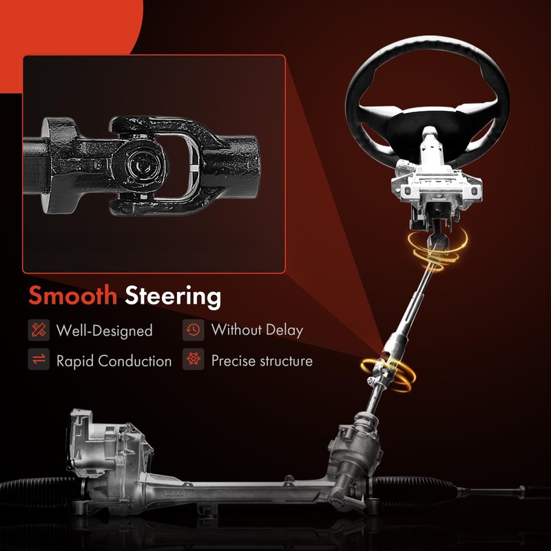 A-Premium Lower Intermediate Steering Shaft Steering Column Shaft Compatible with