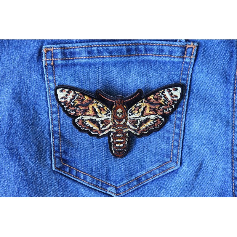 Moth Skull Patch, Skull Patches (P6335)
