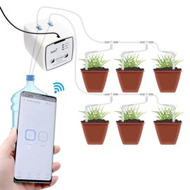 Wifi Double Pump Smart Watering System Smart Self Watering Timer Device Remote Controlled Watering Tool