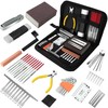 45Pcs Guitar Tool Kit, Guitar Repair Kit, Guitar Setup Kit,