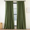 NICETOWN Froest Green Room Darkening Curtains 90 inches Long 2