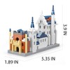 GOTIMON Micro Mini Architecture Swan Castle Building Block Set, 493