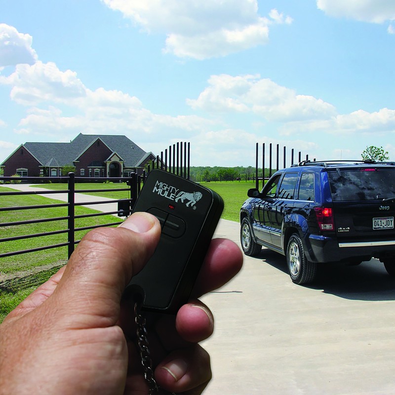 Mighty Mule(FM134)Dual Button Gate Opener Remote ,Black