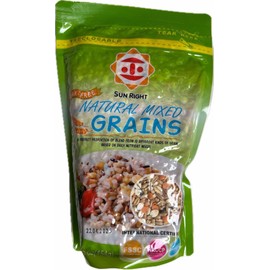 Sun Right Premium Natural Mixed Grains, 9 type of Grains, Non-GMO, 16 Oz Pack of 1
