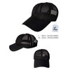 Laquest Large Size All Mesh Baseball Cap, Unisex, gray, XL