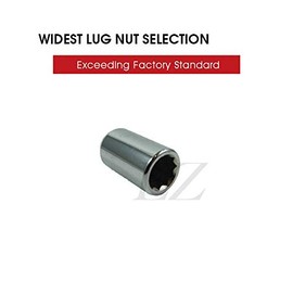 Chrome Tuner Acorn 12x1.5 Lug Nut Kit 20 Pc Set with Key