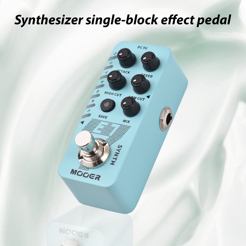 MOOER Guitar Synthesizer Pedal Electric Guitar Effects Pedal 7 SYNTH