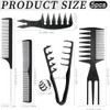 5 Piece Comb Men's Styling Set, Create a Fluffy Hairstyle