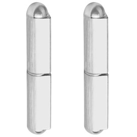 MOUNTAIN_ARK 2 Pack 7-1/8" x 3/4" Weld On Bullet Hinges, Heavy Duty Weldable Barrel Hinges for Trailer Ramp Gate, 304 Stainless Steel