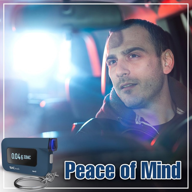 BACtrack C6 Gen2 Breathalyzer Keychain Smartphone Portable Breath Alcohol Tester