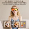 Generic Heated Eye Massager for Migraines & Fatigue – Bluetooth