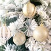 MORAINJAY 24 Pcs Gold Christmas Baubles, Christmas Tree Decorations