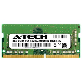 A-Tech 8GB RAM for Dell Latitude E7270 | DDR4 2400MHz PC4-19200 Non-ECC SODIMM 1Rx8 Laptop & All-in-One Single Memory Upgrade Module (Replacement for SNPMKYF9C/8G, A9210967, MKYF9, 0MKYF9) V2