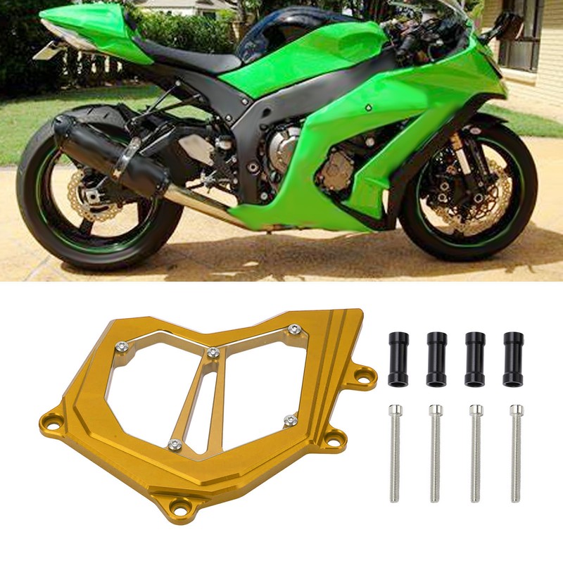 Motorcycle Front Sprocket Cover Chain Guard Protector Aluminum Alloy Replacement
