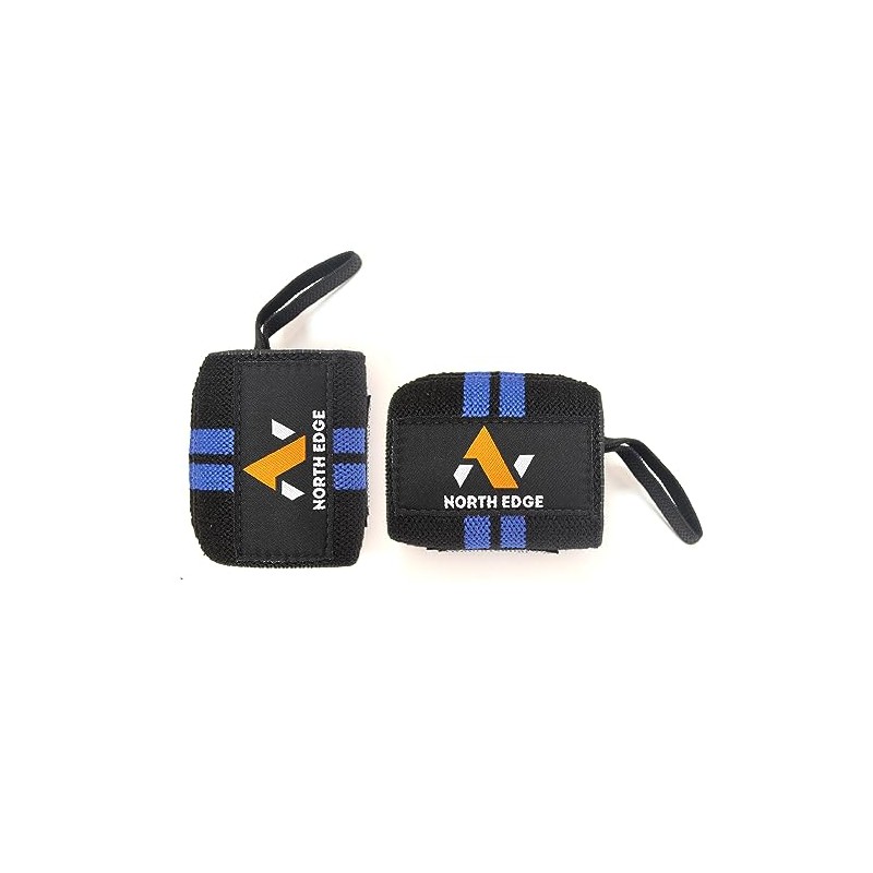NORTH EDGE Wrist Wraps For Support, Elasticated Pro Cotton Straps,