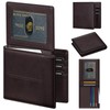 furid Top Grain Leather Wallet Men: RFID Minimalist Bifold Credit