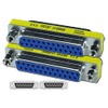 QVS CC336-FS DB25 Female to Female Slim Gender Changer